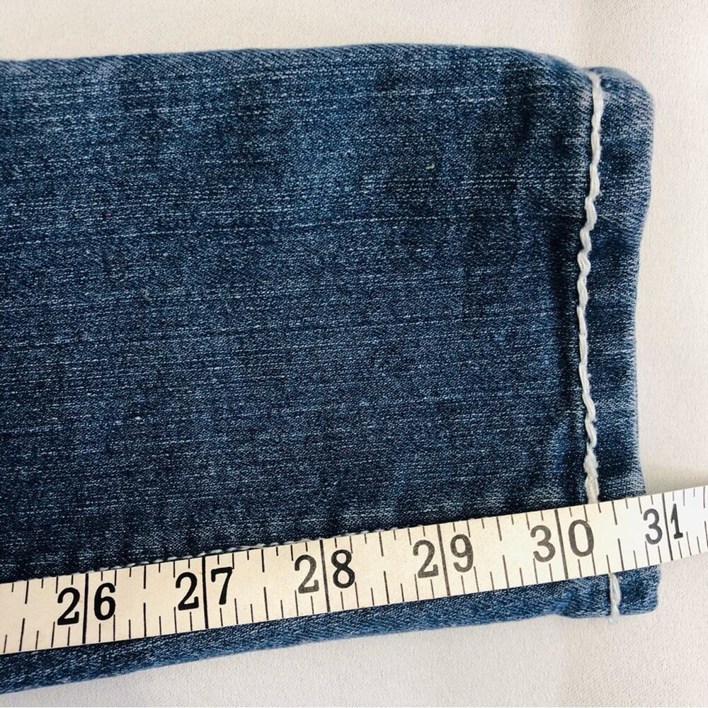 Vintage Y2k Papaya Bling Pocket Denim Jeans Flattering Skinny Silhouette - Picture 13 of 16